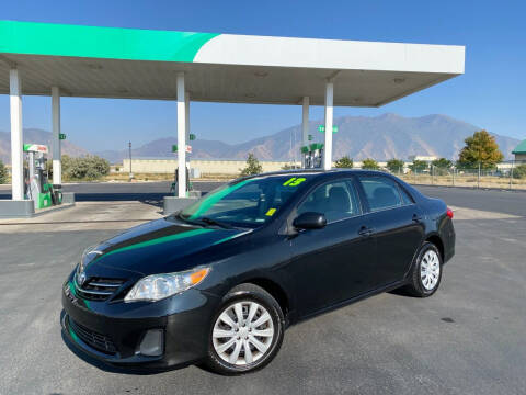 2013 Toyota Corolla for sale at Evolution Auto Sales LLC in Springville UT