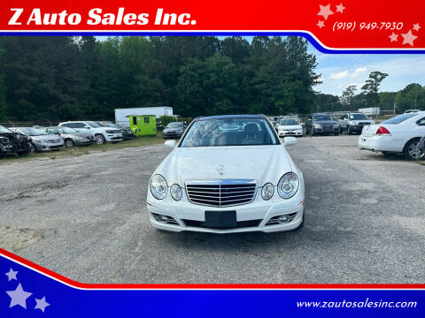 2008 Mercedes-Benz E-Class for sale at Z Auto Sales Inc. in Rocky Mount NC