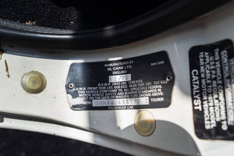 1979 MG MGB