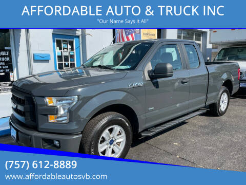 2016 Ford F-150 for sale at AFFORDABLE AUTO & TRUCK INC in Virginia Beach VA