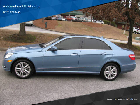 2011 Mercedes-Benz E-Class for sale at Automotion Of Atlanta in Conyers GA