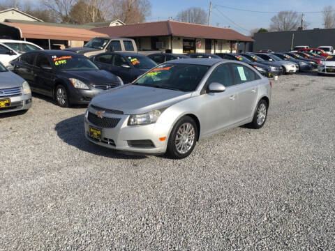 2012 Chevrolet Cruze for sale at H & H Auto Sales in Athens TN