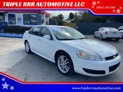 2013 Chevrolet Impala for sale at TRIPLE RRR AUTOMOTIVE LLC in Jacksonville FL