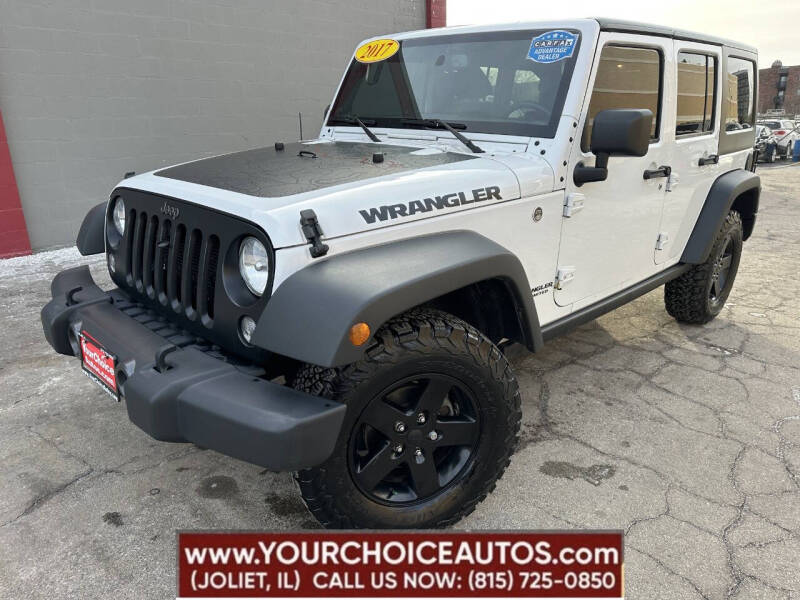 2017 Jeep Wrangler Unlimited for sale at Your Choice Autos - Joliet in Joliet IL