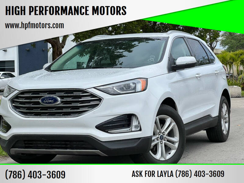 2019 Ford Edge for sale at HIGH PERFORMANCE MOTORS in Hollywood FL