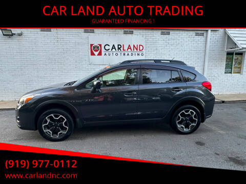 2013 Subaru XV Crosstrek for sale at CAR LAND  AUTO TRADING in Raleigh NC