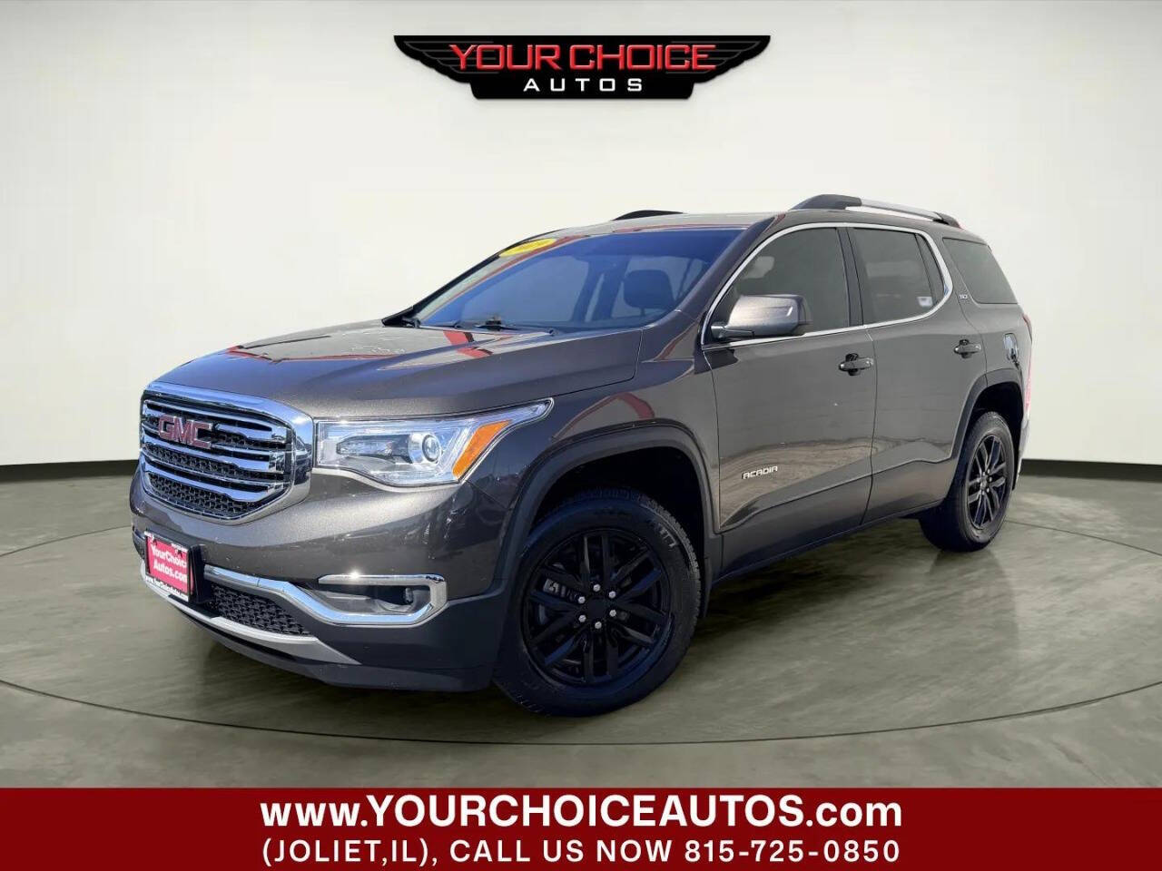 Gray 2019 GMC Acadia SUV / Crossover Four-Wheel Drive 6-Speed Automatic