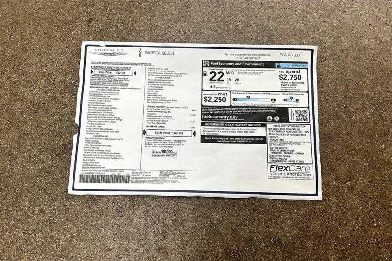 2026 Chrysler Pacifica Select