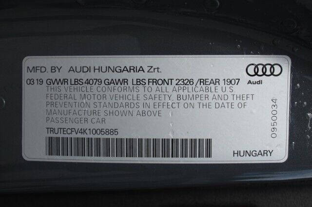 2019 Audi TT 2.0T quattro