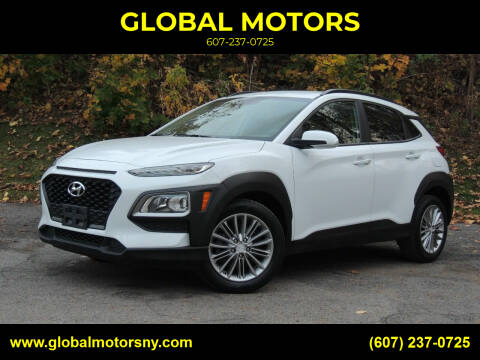 2018 Hyundai Kona for sale at GLOBAL MOTORS in Binghamton NY