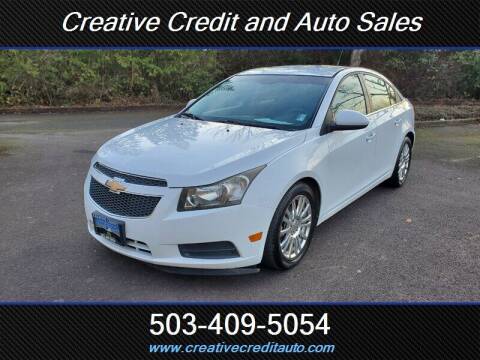 2011 Chevrolet Cruze for sale at Creative Credit & Auto Sales in Salem OR