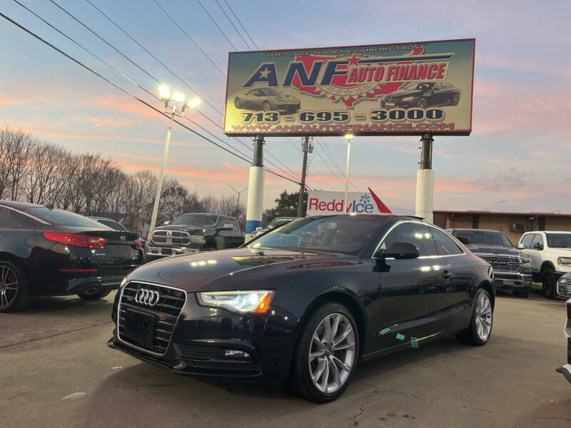 2014 Audi A5 for sale at ANF AUTO FINANCE in Houston TX