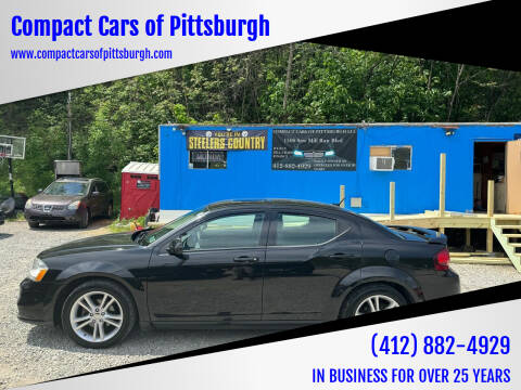 2011 Dodge Avenger for sale at Compact Cars of Pittsburgh in Pittsburgh PA