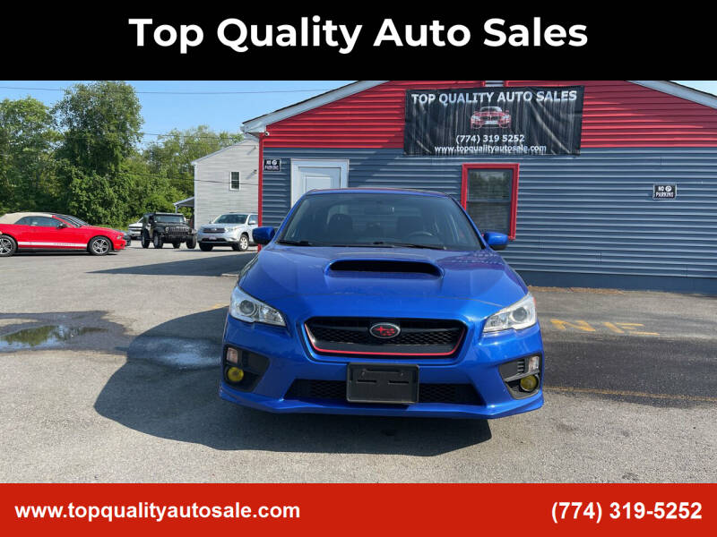 2017 Subaru WRX for sale at Top Quality Auto Sales in Westport MA