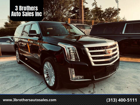2016 Cadillac Escalade ESV for sale at 3 Brothers Auto Sales Inc in Detroit MI
