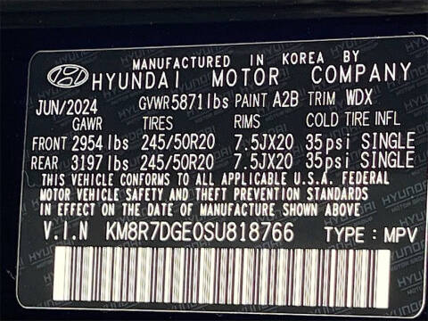 2025 Hyundai Palisade Calligraphy