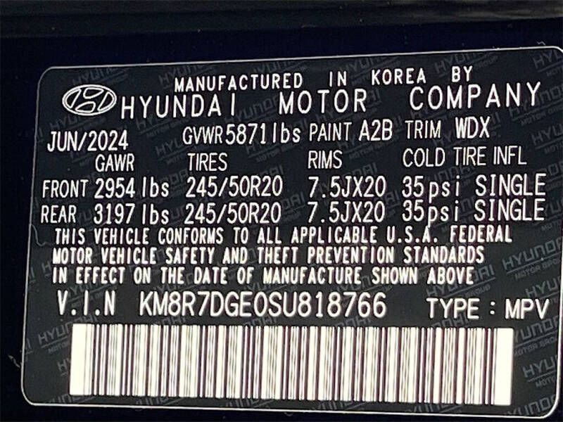 2025 Hyundai Palisade Calligraphy