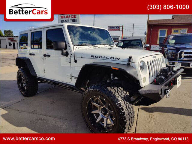 2013 Jeep Wrangler Unlimited for sale at Better Cars in Englewood CO