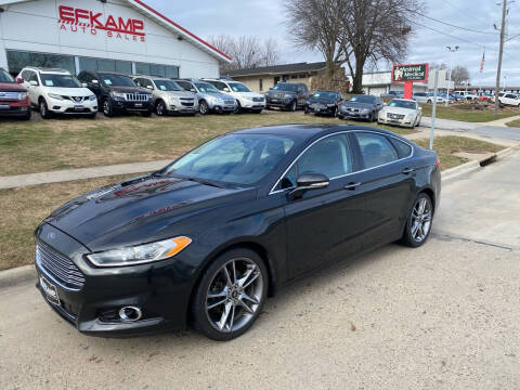 2015 Ford Fusion for sale at Efkamp Auto Sales in Des Moines IA