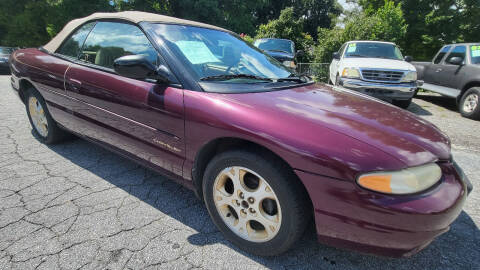 1999 Chrysler Sebring for sale at HARDIN AUTOS in Jonesboro GA
