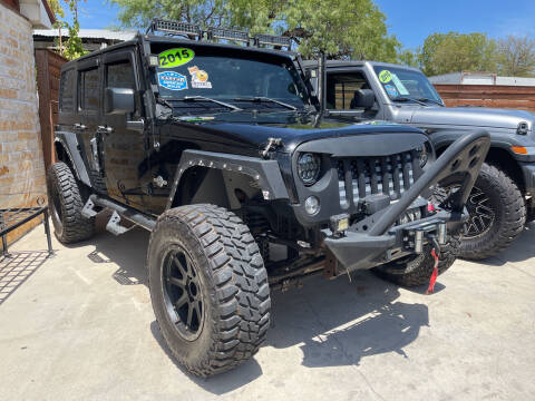 2015 Jeep Wrangler Unlimited for sale at Speedway Motors TX in Fort Worth TX