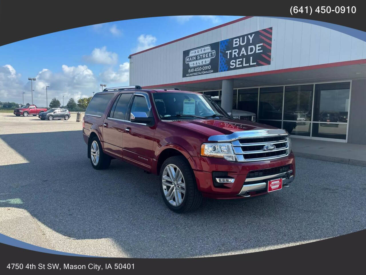2015 Ford Expedition EL For Sale In Mason City, IA