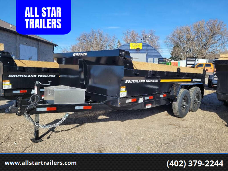 2024 SOUTHLAND 7X14 FOOT DUMPBOX 14K GVWR for sale at ALL STAR TRAILERS Dump Boxes in , NE