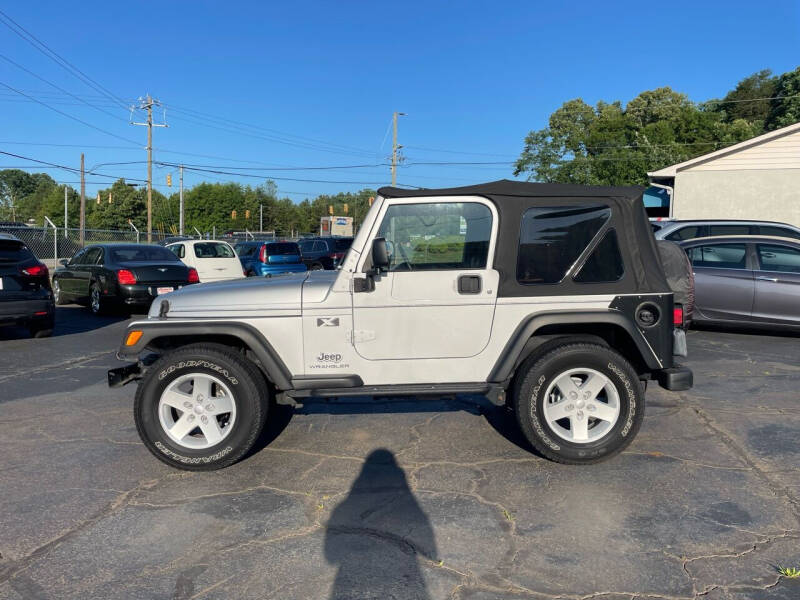 Used 2004 Jeep Wrangler X with VIN 1J4FA39S34P701877 for sale in Pendleton, SC