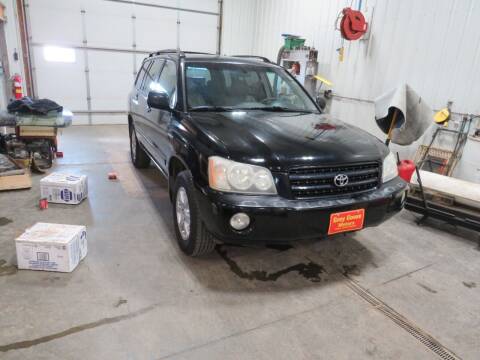 2003 Toyota Highlander for sale at Grey Goose Motors in Pierre SD