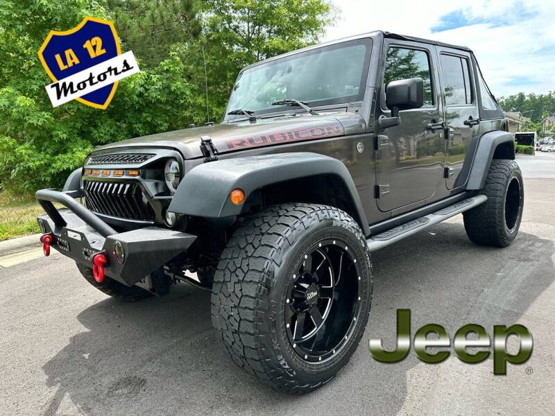 2014 Jeep Wrangler Unlimited for sale at LA 12 Motors in Durham NC