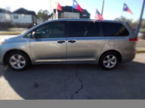 2013 Toyota Sienna for sale at Under Priced Auto Sales in Houston TX