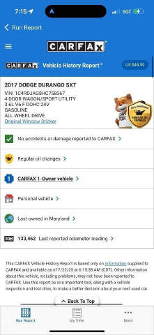 2017 Dodge Durango SXT