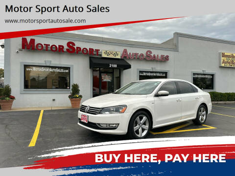 2015 Volkswagen Passat for sale at Motor Sport Auto Sales in Waukegan IL