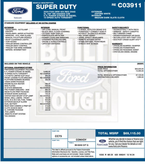 2024 Ford F-350 Super Duty XL