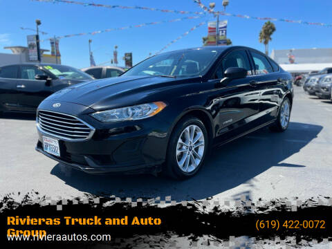2019 Ford Fusion Hybrid for sale at Rivieras Truck and Auto Group in Chula Vista CA