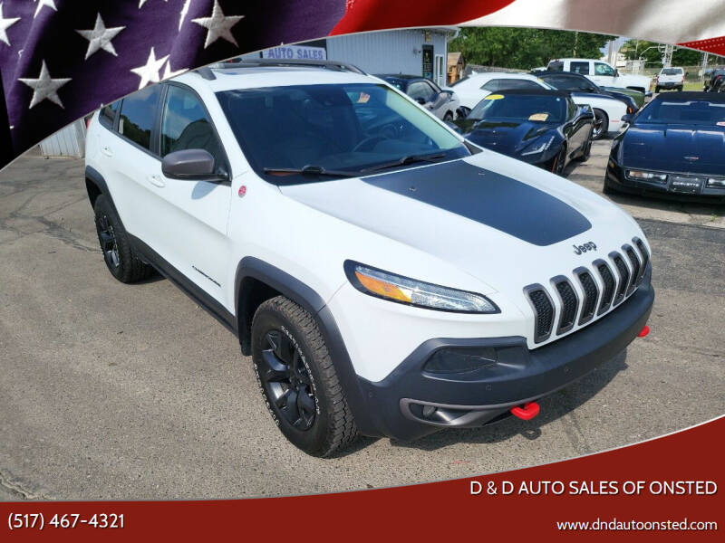 2015 Jeep Cherokee for sale at D & D Auto Sales Of Onsted in Onsted MI