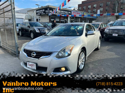 2010 Nissan Altima for sale at Vanbro Motors Inc in Staten Island NY