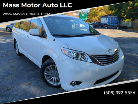 2014 Toyota Sienna for sale at Mass Motor Auto LLC in Millbury MA