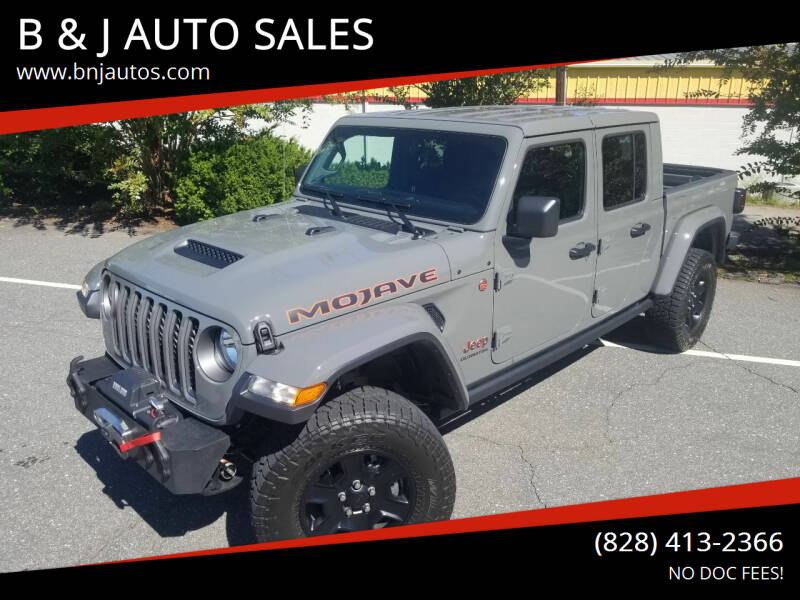 2020 Jeep Gladiator for sale at B & J AUTO SALES in Morganton NC