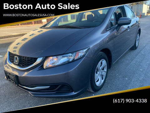 2014 Honda Civic for sale at Boston Auto Sales in Brighton MA