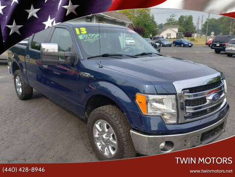 2013 Ford F-150 for sale at TWIN MOTORS in Madison OH