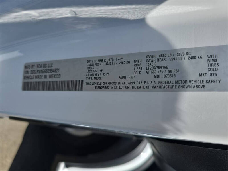 2025 RAM ProMaster