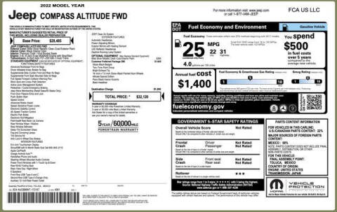 2022 Jeep Compass Altitude