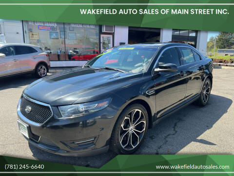 2013 Ford Taurus for sale at Wakefield Auto Sales of Main Street Inc. in Wakefield MA