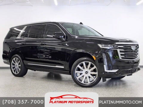 2021 Cadillac Escalade for sale at PLATINUM MOTORSPORTS INC. in Hickory Hills IL