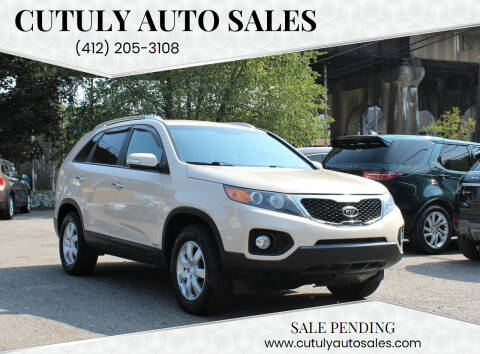 2011 Kia Sorento for sale at Cutuly Auto Sales in Pittsburgh PA