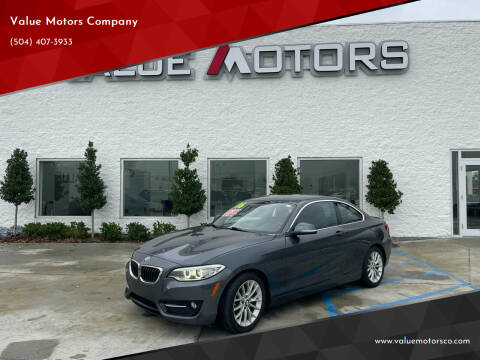 2016 BMW 2 Series for sale at Value Motors Company in Marrero LA