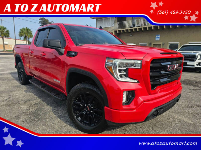 2019 GMC Sierra 1500 for sale at A TO Z  AUTOMART - A TO Z AUTOMART in West Palm Beach FL