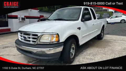 2003 Ford F-150 for sale at CRAIGE MOTOR CO in Durham NC