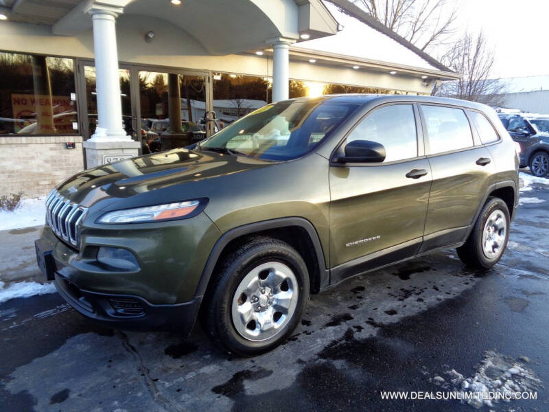 2014 Jeep Cherokee for sale at DEALS UNLIMITED INC in Portage MI